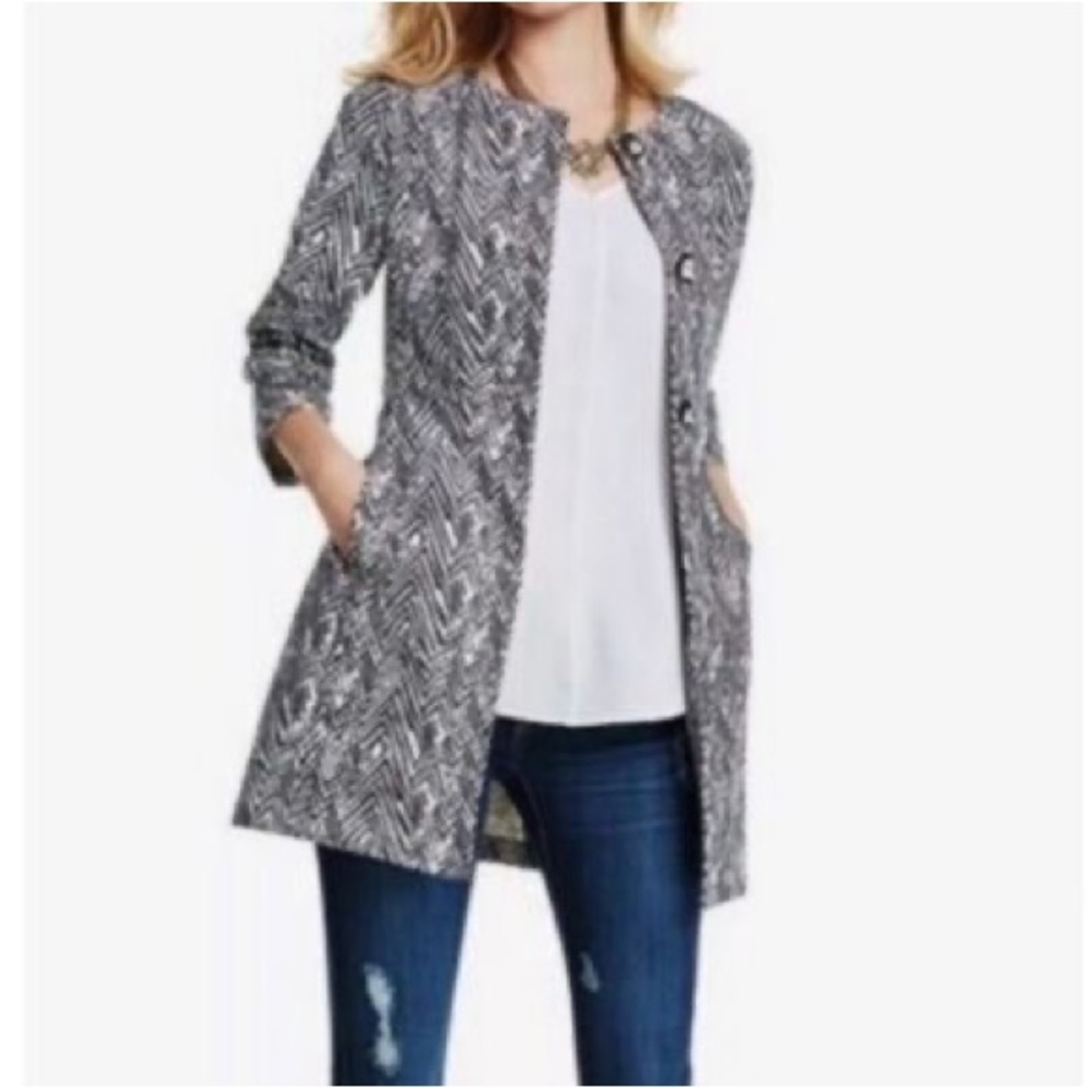Cabi Zig Zag Ponte Knit Jacket style #3034 - Picture 2 of 11